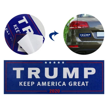 

Hot 11pcs Bumper Stickers For President Donald Trump Flag Waterproof Repair Decorative Stickers Car Stickers