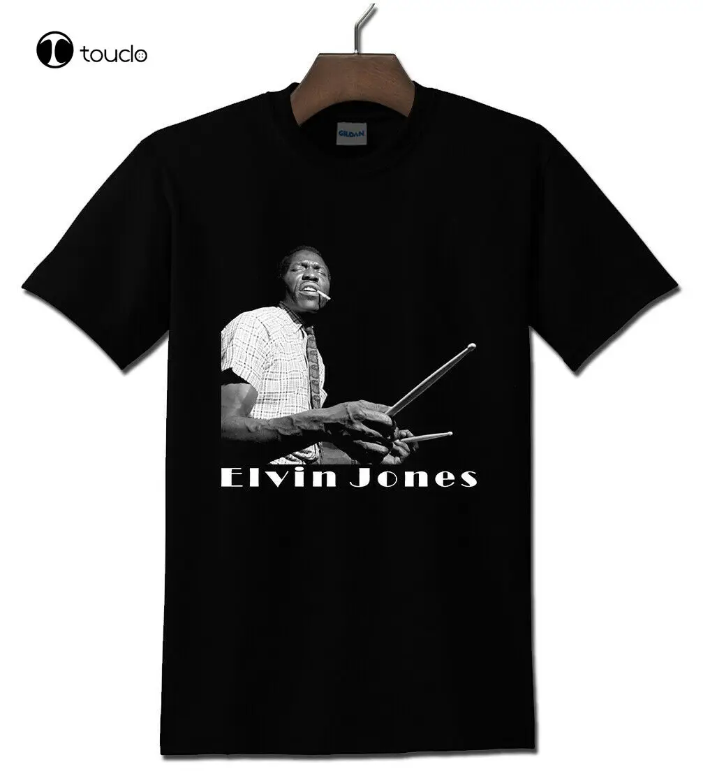 Details about   New Elvin Jones Drummer jazz music Black Logo T Shirt S-3XL 