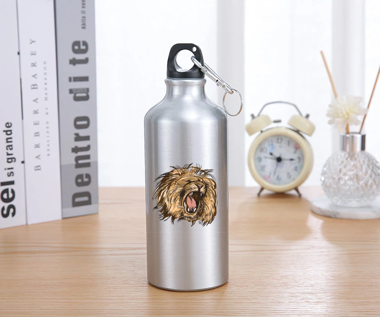 

600ML Funny Cartoon Animal Bike Water Bottle With Straw Sport Bicycle Bottle Hiking Climbing Bottle for Water Healthy Drinking