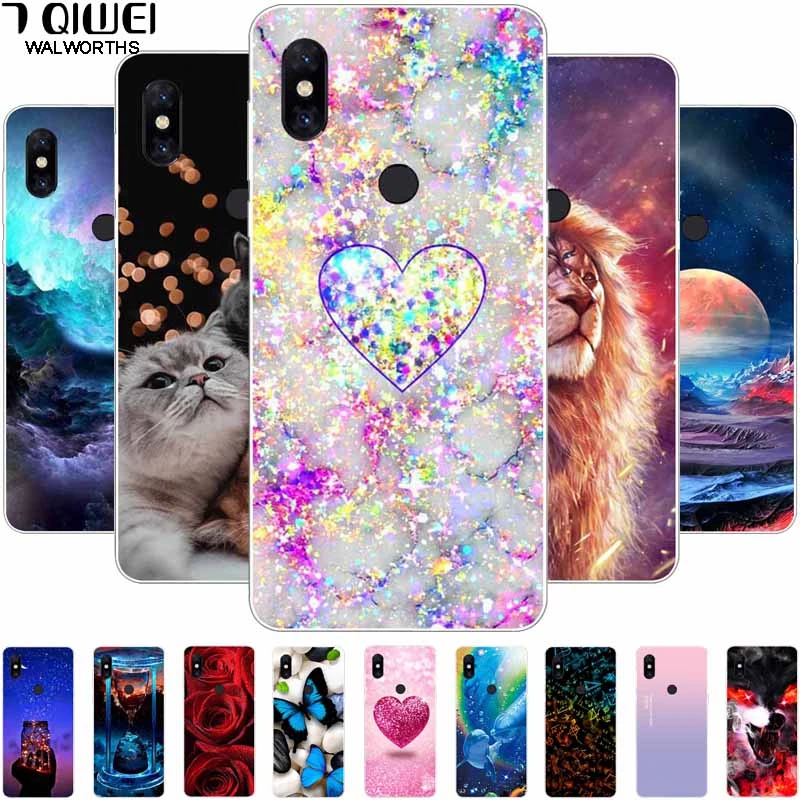 For Xiaomi Mi Mix 3 Case 5G 2S Silicone Fashion DESIGN Soft Phone Cover For Xiaomi Mi Max 3 2 Cases Mix3 Mix2s Max3 Max2 TPU Bag