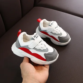 

2020 Children Shoes Boys Sneakers Girls Sport Shoes Child Leisure Trainers Casual Breathable Kids Running Basketball Shoes D138