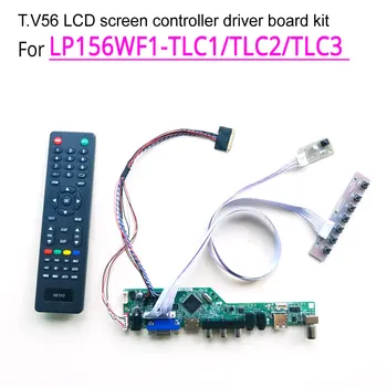 

For LP156WF1-TLC1/TLC2/TLC3 HDMI VGA USB RF 1920*1080 laptop panel WLED LVDS 40Pin T.V56 display controller drive card 15.6" Kit