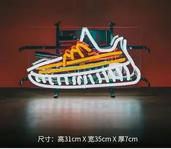 

CustomizedYeezy Shoes Neon Sign Light Sport Shoe Neon Light Real Glass Lamp for Home Bedroom Pub Hotel30*20
