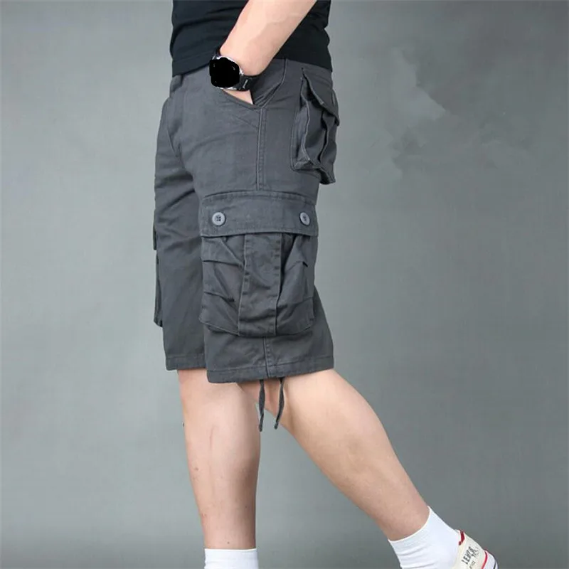 Summer Cargo Shorts Men Camouflage Camo Casual Cotton Multi-Pocket Baggy Bermuda Streetwear HipHop Military Tactical Work Shorts best men's casual shorts Casual Shorts