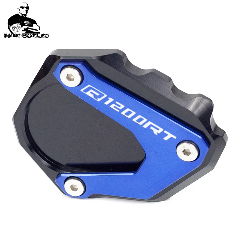 R1200 RRTRS Pad Side Stand Enlarger Plate Extension Foot For BMW R1200R 2006-2014 R1200RT 2004-2013 2012 R1200ST 2003-2007 (4)