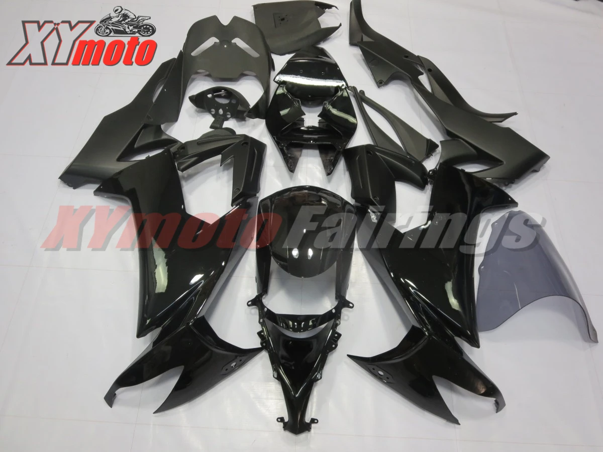 МОТОЦИКЛ ABS обтекатели комплект для Kawasaki ZX10R 2008-2010 литья под давлением ABS Полный Обтекатель ZX-10R 08-10 черный кузов