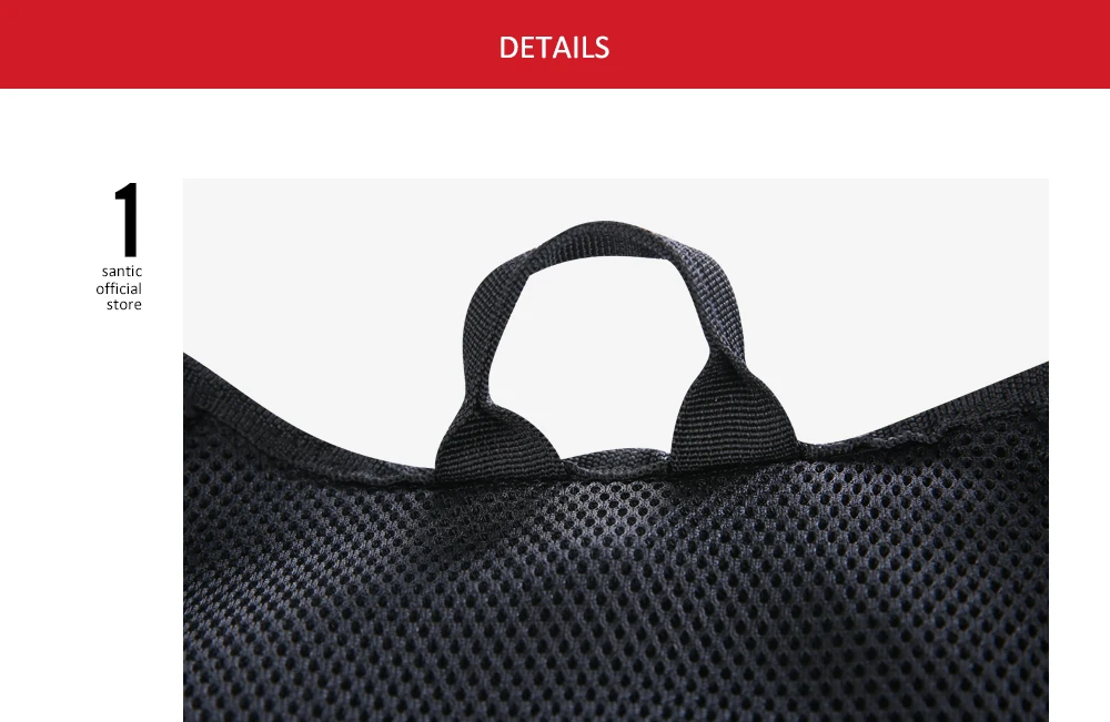 Santic Bicycle Bag Cycling Backpack Breathable 15L Ultralight Bike Bag Climbing Reflective Backpack W9P055