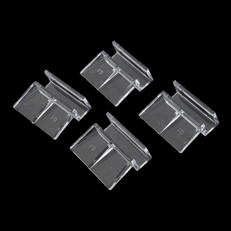Горячая XD-4pcs акриловый зажим держатель стеклянная крышка Держатель для аквариума 10 мм