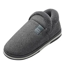 Теплые домашние тапочки унисекс с подкладкой; Водонепроницаемая Обувь Для дома и улицы; садовая обувь