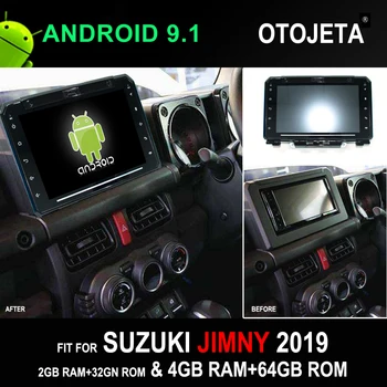

Touch screen 4G lte Octa Core Car Android 9.1 radio for Suzuki Jimny 2019 car gps multimedia bluetooth stereo tape recorder