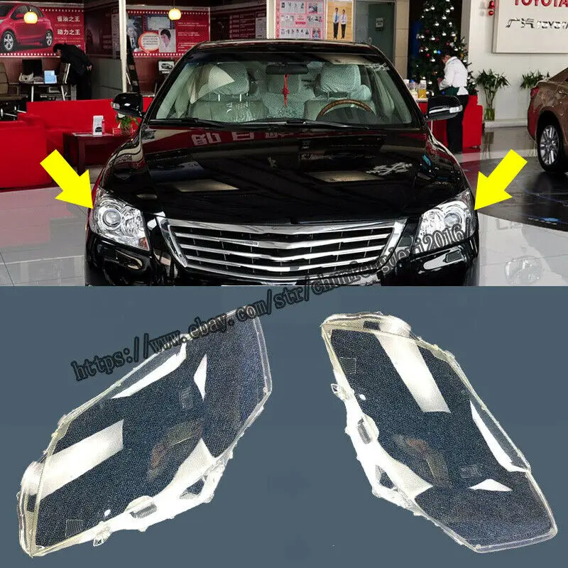 Подходит для Toyota Camry 2009 2010 2011 фары линзы крышка левая и правая модификация автомобиля аксессуары
