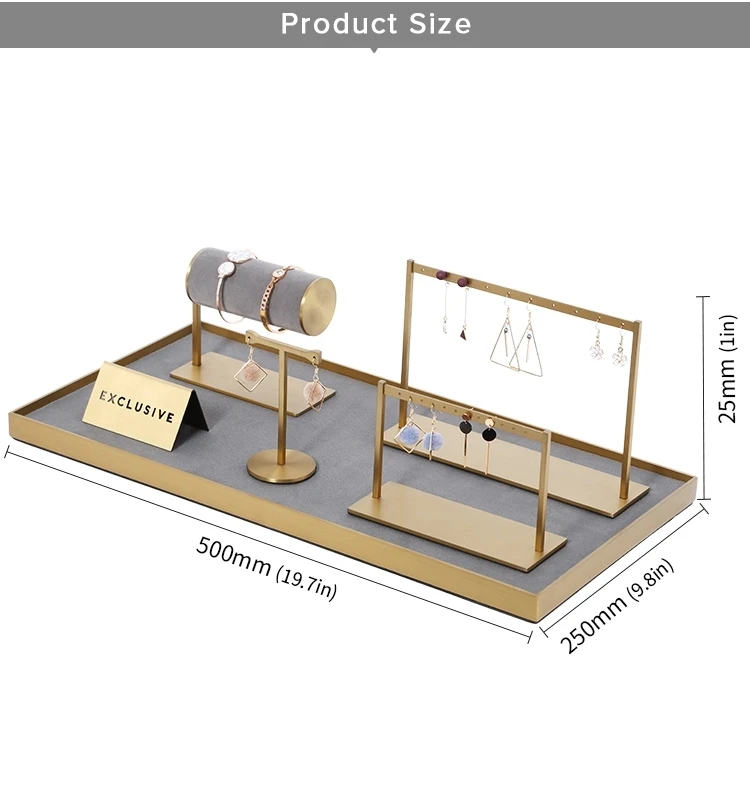 Ювелирные изделия дисплей набор ювелирных изделий Органайзер для Висячие серьги браслет держатель