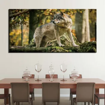 

Modern Photo Animal wolf Picture Canvas Painting Wall Art For Living Room Home Decor HD Prints Poster
