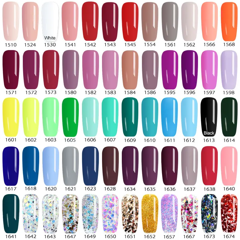 Venalisa Painting Gel 60 colors 5ml Professional Nail Paint Color Gel Polish For Nail Art UV Gel Lacquer Gel Varnish 5