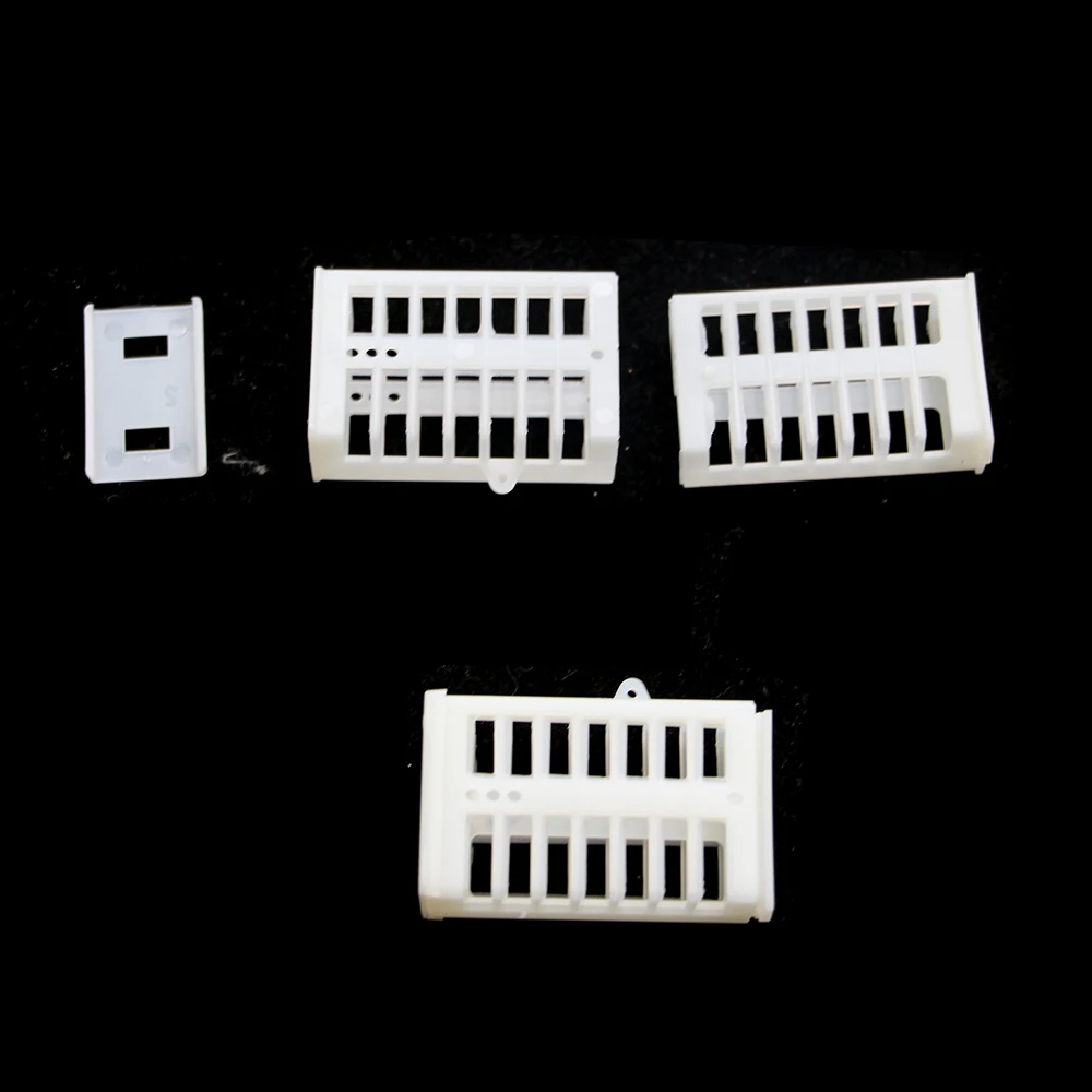 180PCS Wholesale Bee Farm Rearing Cage Imprison Introduction Virgin Queen Plastic Box Pulling Type Beekeeping Tool Supplies