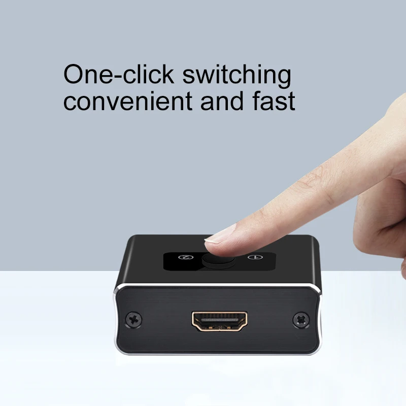 Abkt-hdmi сплиттер, Hdmi Switch-Ultra Hd 4K не требуется внешнего питания 2 порта Hdmi Switcher для Fire Stick/Fire Tv/Roku Tv/Ps4 P