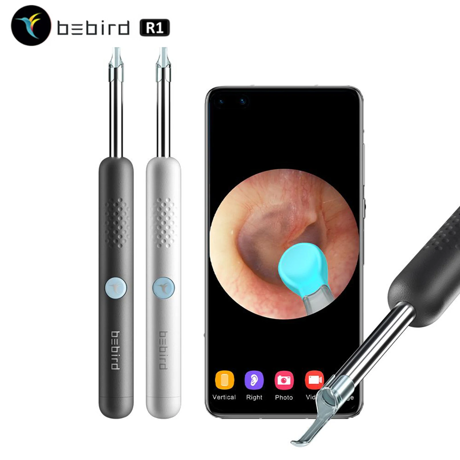 Bebird R1 Smart Visual Ear Sticks Endoscope 300w High Precision Earpick