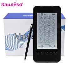 28 режимов сенсорный экран массажер с управлением электрический стимулятор мышц Расслабление тела 20 класс массажер всего тела Двойной вход облегчение боли