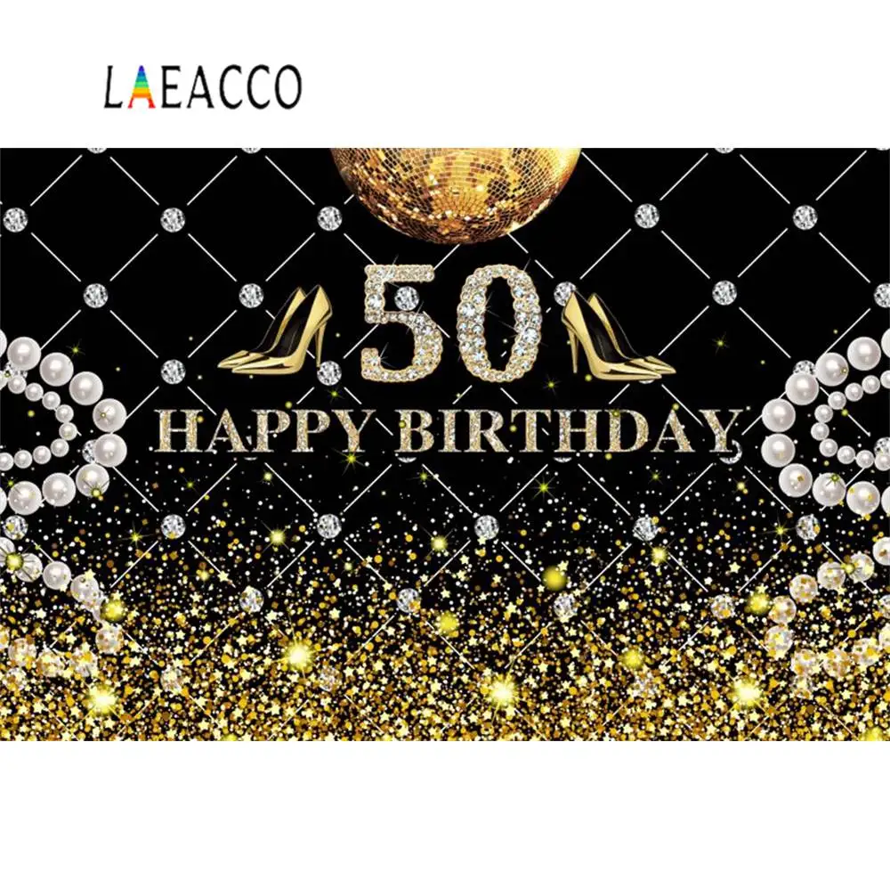 Photo Backdrops Happy Women Fabulous Birthday Party 30 40 50th High Heels Party Banner Photo Backgrounds Photocall Photo Studio
