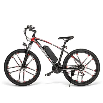 

48V 8Ah Electric Bicycle 350W Motor 30km Speed Mountain Bike 26 inch Wheel Bike Single Seat Aluminum Alloy EBike
