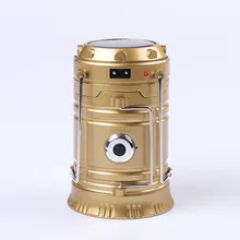 Outdoor Multi-functional Telescopic Small Camping Light USB Solar-in-Flashlight Tent Light