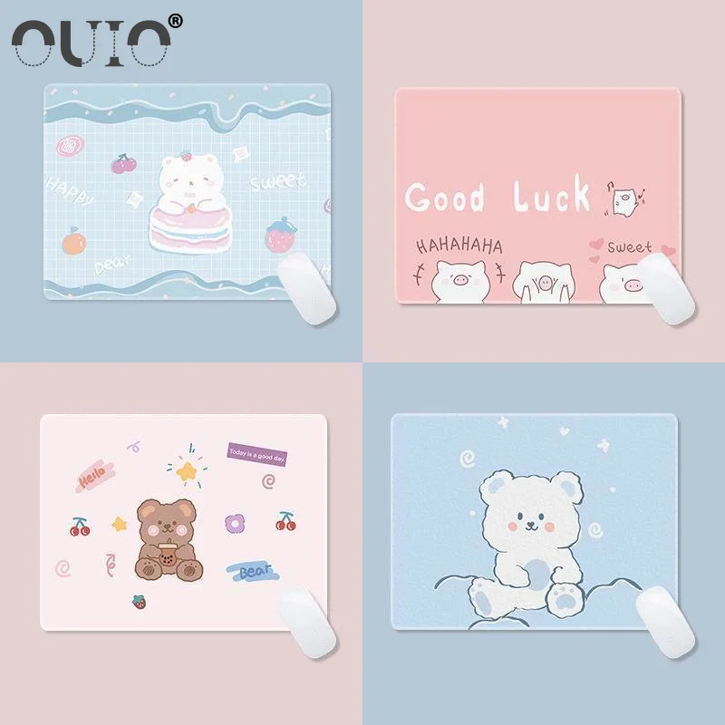 Writing Desk Mats Cute Mouse Pad Laptop Mouse Mat Kawaii Mouse Pad Office Accessories Deskpad Mat for Mice Mouse 22x18cm cute ghost purple extra large gaming mouse pad computer keyboard desk mat xxl large gamer mousepad laptop desk pad accessories