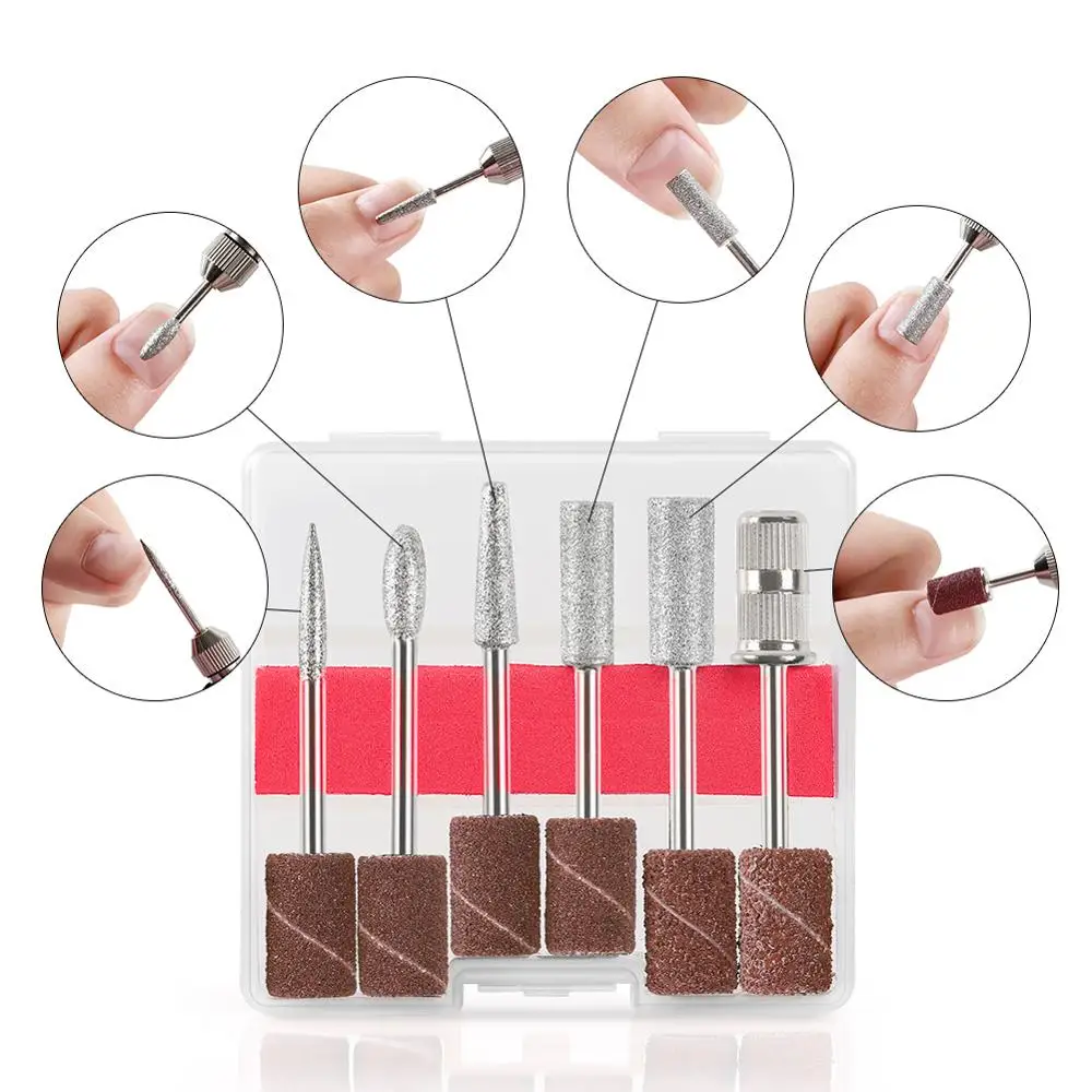  1set Power Professional Electric Manicure Machine Nail Pen Shape Pedicure File Polish Tool Feet Car