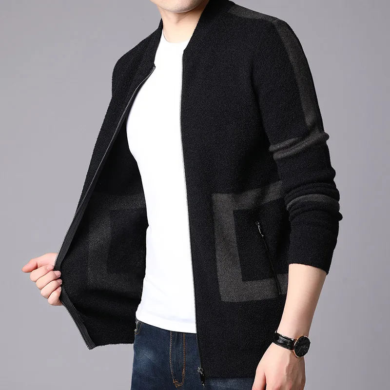 

New Fall Winter Brand Casual Fashion Mens 2020 Street Jacket Stylish Korean Streetwear Windbreaker Cardigan Coats Men Clothing