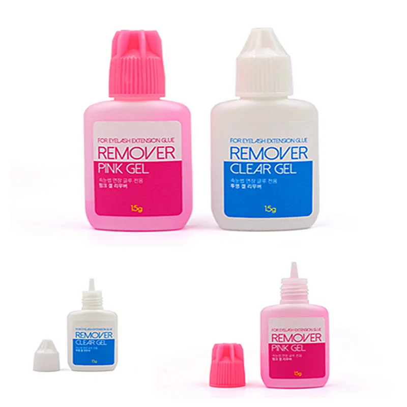 New 1pcs Korea SKY Pink/Clear Gel Remover For Eyelash and Eyebrow