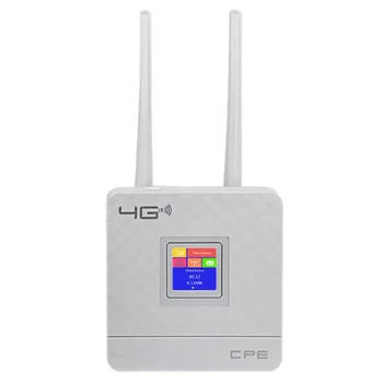 

Wireless CPE 4G Wifi Router Portable Gateway FDD TDD LTE WCDMA GSM Global Antennas SIM Card Slot WAN/LAN Port,EU Plug
