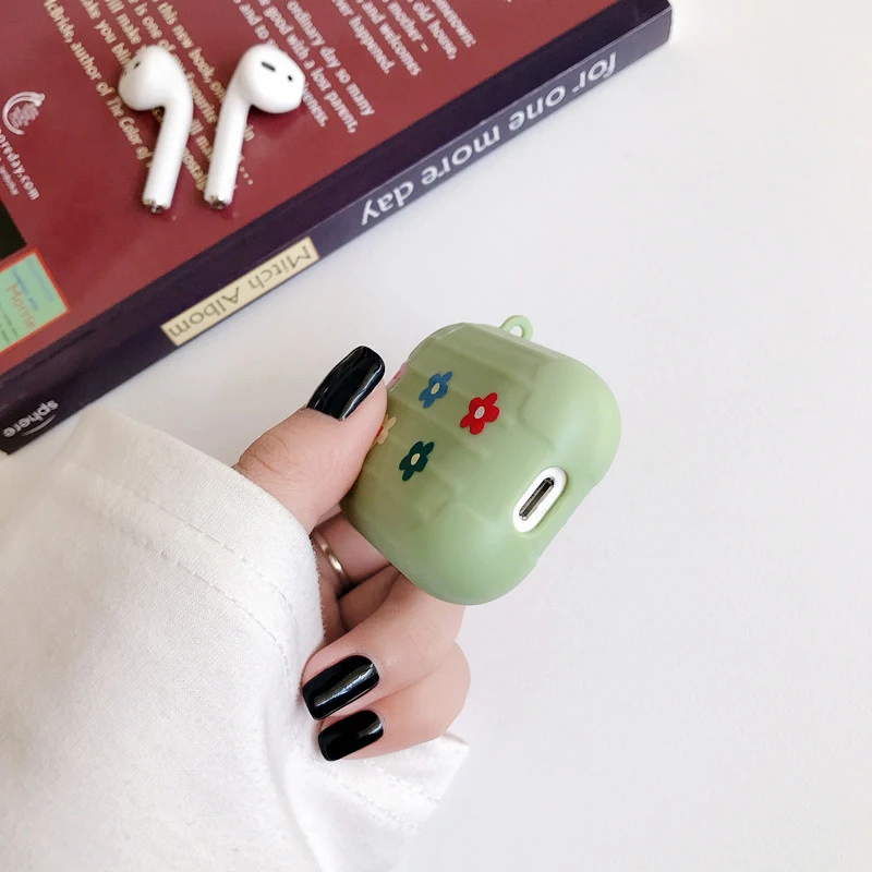 Cute Suitcase Skin Sun Flower Bag Case For AirPods 1 2 Bluetooth Wireless Earphone Case For AirPods 2 1 Cover Charging Box Case (5)