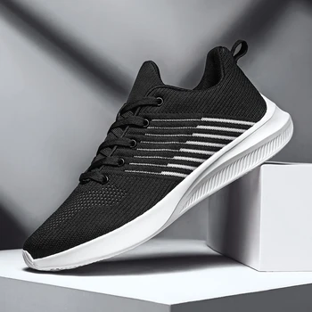 

Outdoor Running Shoes Sports Shoes Men Mesh Breathable Lightweight Athletic Training Jogging Sneakers Men Footwear Basket Hombre