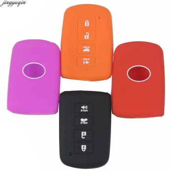 

10pcs Silicone Key Case For Toyota Camry Avalon Rav4 Highlander Remote Fob Cover 4 Buttons 2012-2015