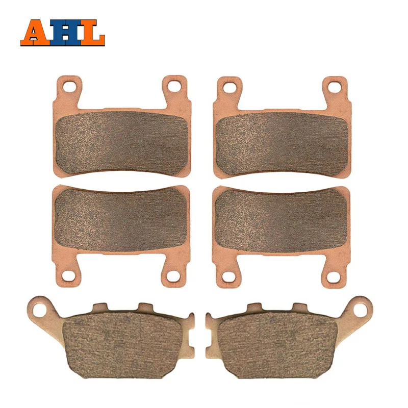

AHL Motorcycle Front and Rear Brake Pads for HONDA CB1300 Super Four 2003-2009 Sintered Brake Disc Pad Kit