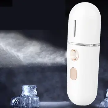 

Usb Nano Mist Sprayer Steamer Water Meter Portable Handheld Cooling Instrument Facial Beauty Hot Steaming Face Device
