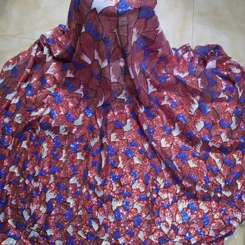 

French Sequins Tulle Lace Fabric 2019 High Quality African Lace Fabric Nigerian Mesh Lace Fabrics For Dress