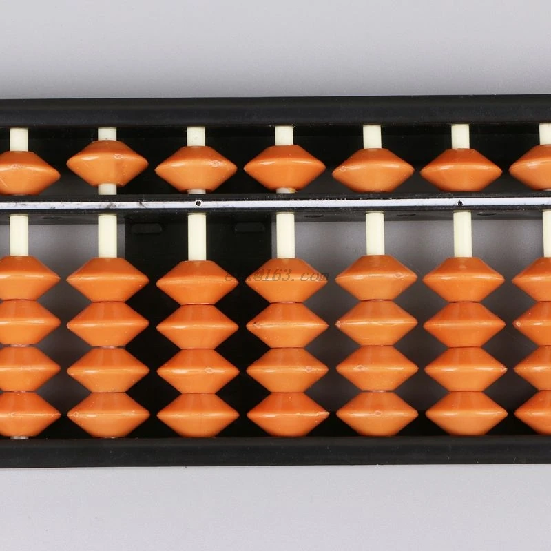 17 Digit pręty standardowe Abacus Soroban chiński japoński kalkulator liczenia narzędzie matematyki początkujących