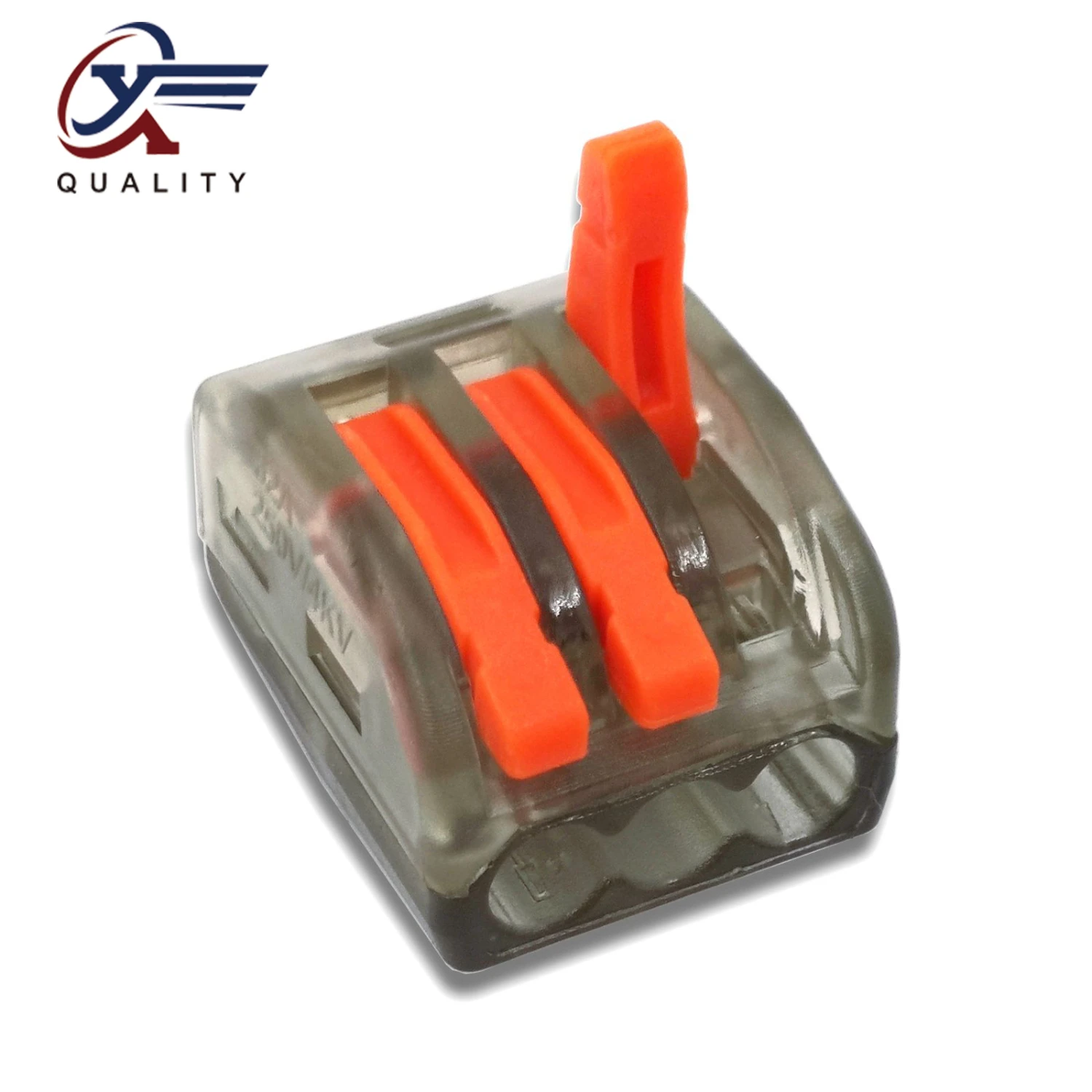 

30/50/100 PCS/lot PCT-213 black 222-213 mini fast wire Connectors Universal Compact Wiring Connector push-in Terminal Block