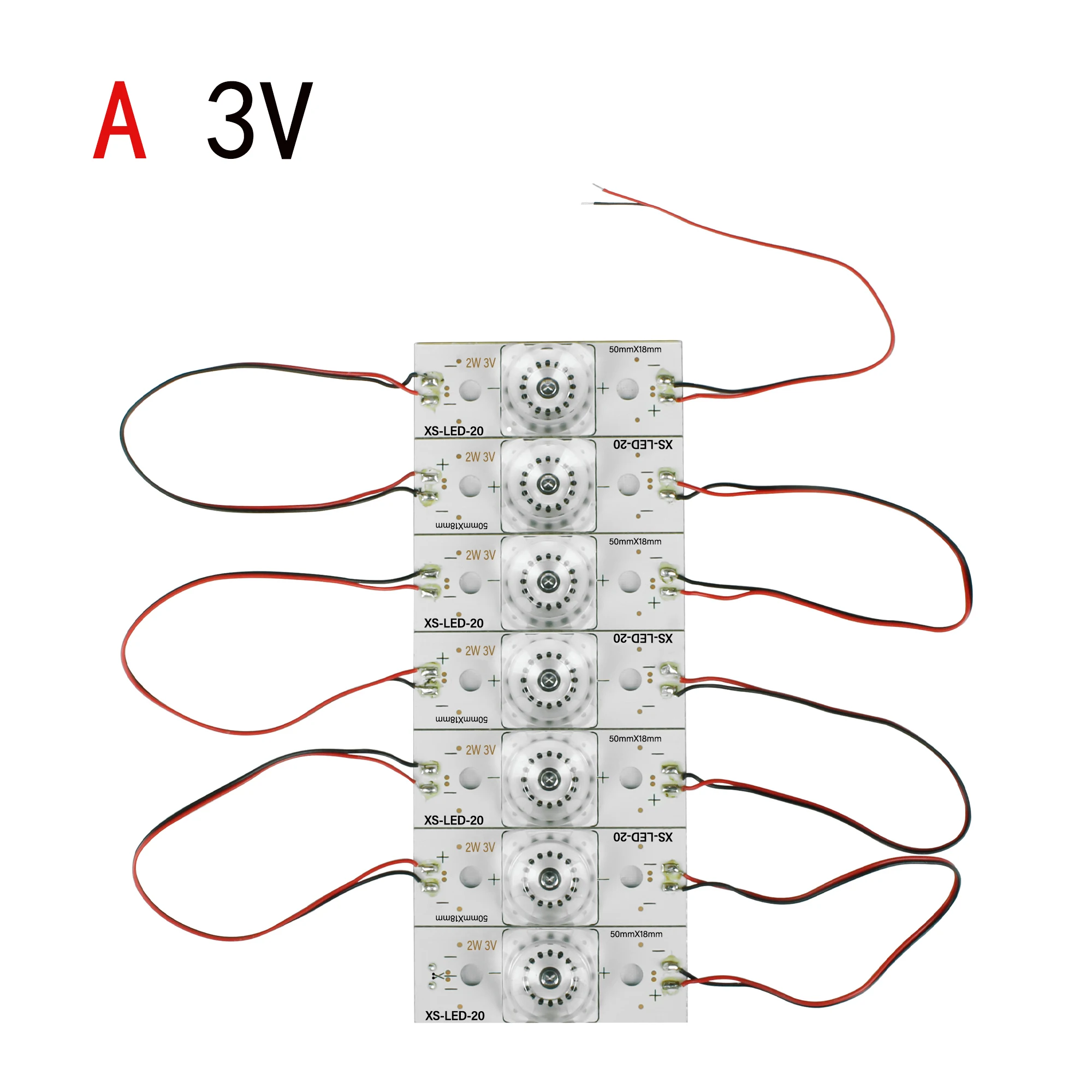 Contas de Lâmpada Led 20175 Polegadas 25 Lotes 120 Pcs Novo para tv Lcd 3v 6v Smd Lâmpada com Lente Óptica Fliter Reparo de tv Led - Imagem 4