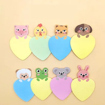 

40 pcs/lot Cartoon Animal Love Memo pad Sticky Notes Cute N Times Stationery Label Notepad Bookmark Post school supplies