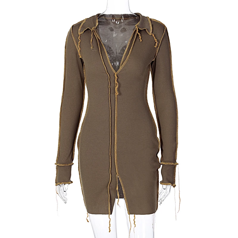 Hugcitar 2020 Long Sleeve Patchwork Sexy Mini Dress Autumn Winter Women Fashion Streetwear Outfits Clit Club Y2K Clothing H2d834249e7ef44c4a0b6bdd3e8f1b4deX - Hugcitar 2020 Long Sleeve Patchwork Sexy Mini Dress Autumn Winter Women Fashion Streetwear Outfits Clit Club Y2K Clothing