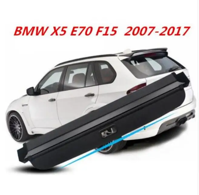 

car accessories High Qualit Car Rear Trunk Cargo Cover Security Shield Screen shade Fit For BMW X5 E70 F15 2007-2017