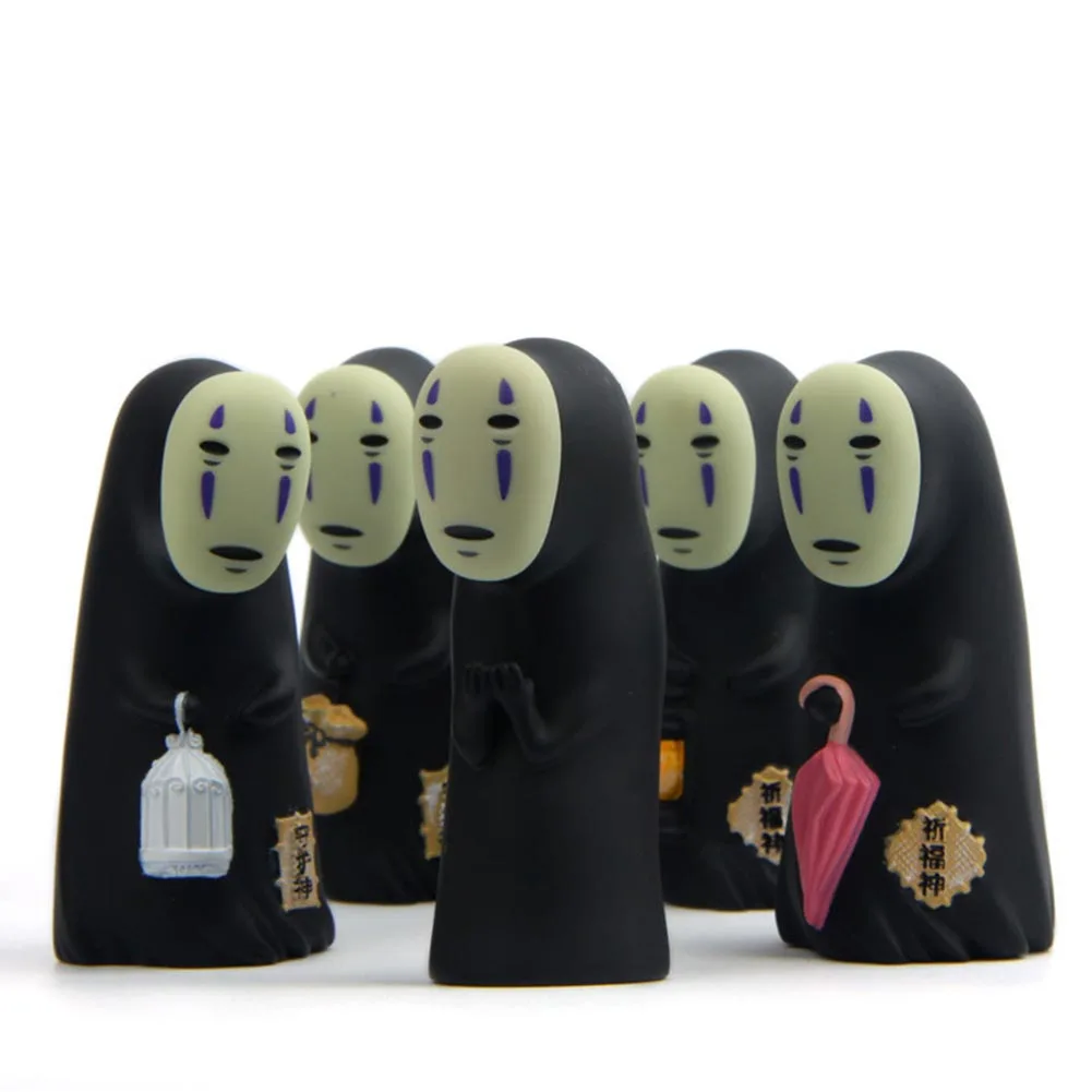 

Action Figure Spirited Away No Face Man PVC Ornaments Landscape decoration Doll
