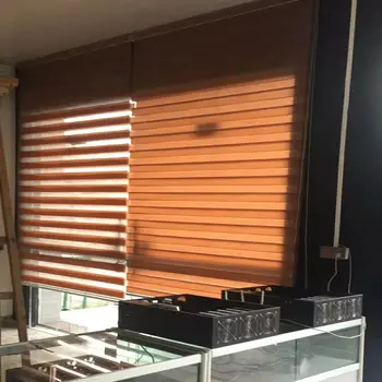 

Stock Curtain double layer Roller Zebra Blinds Window Curtains for Living Room 18 colors