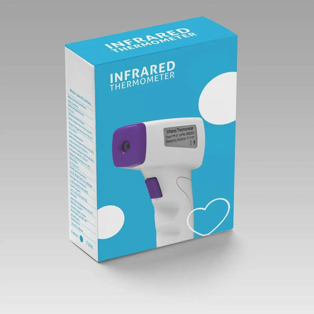 

infrared forehead thermometer for infants babies children adults indoor and outdoor use LCD display Neutral / household