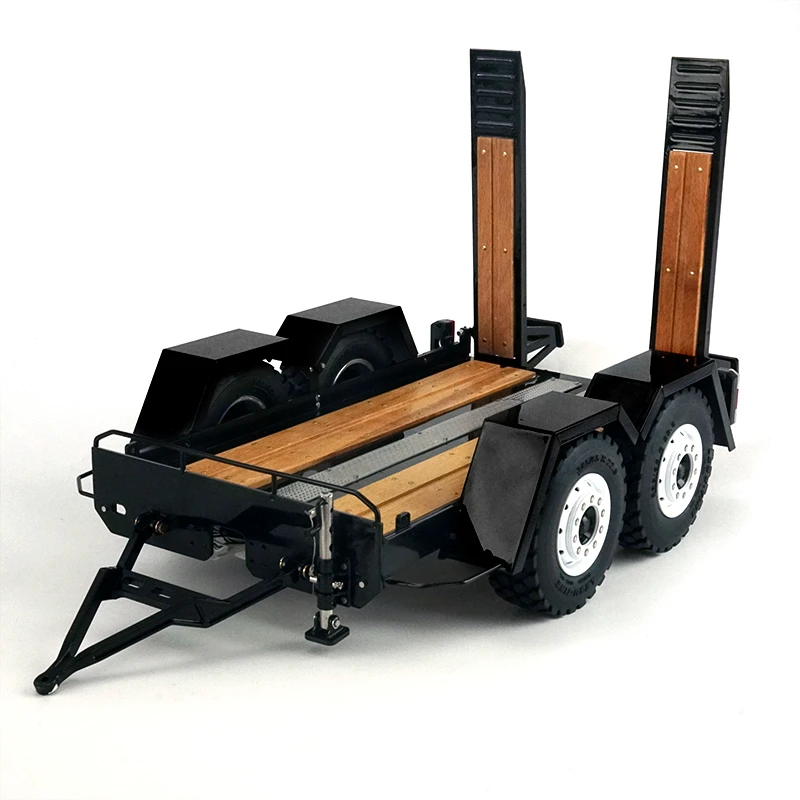 LESU Transport Vehicle Trailer For 1/14 Hydraulic Bobcat Loader
