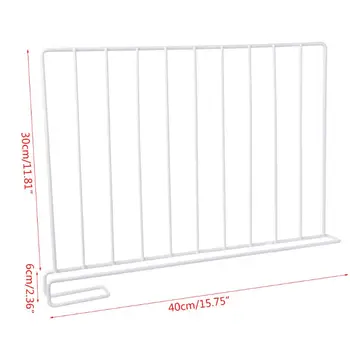 

Closet Shelf Dividers Wardrobe Partition Shelves Divider Clothes Shelving Storage Organizer Rack Clapboard 40x30cm 72XD