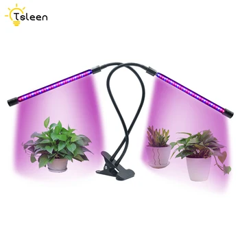 

2020 New 2 tubes LED Grow Light Adjustable USB Phyto Lamp For indoor Vegetable Flower Seedling Improve The Health Of Plant