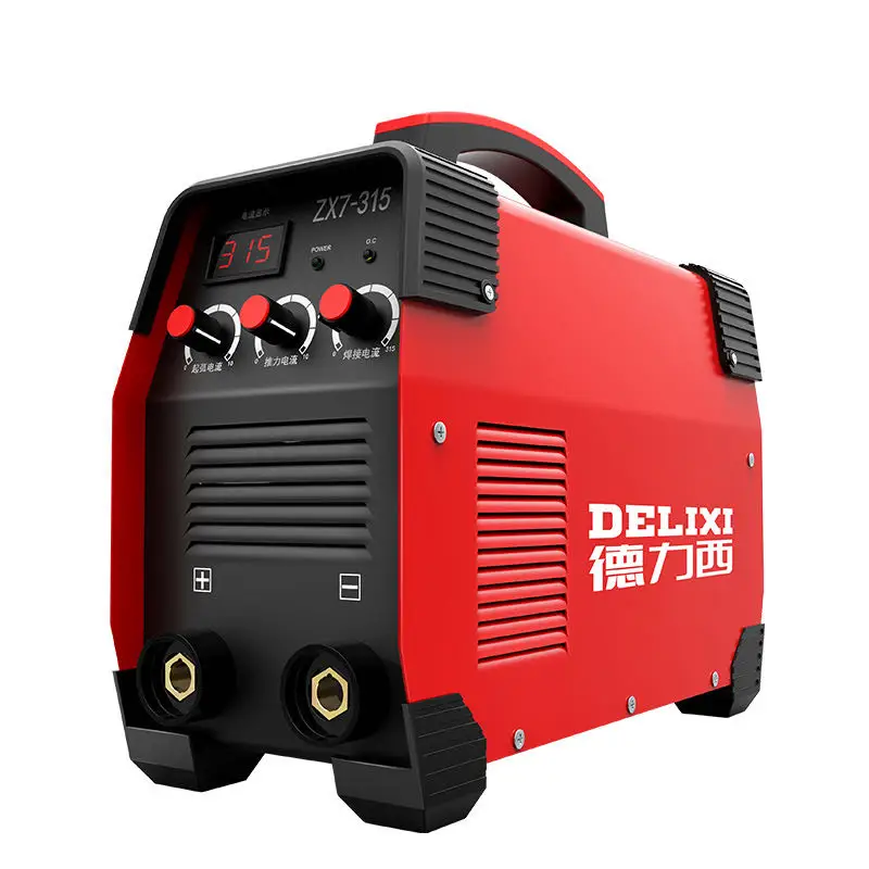 DELIXI аппарат для дуговой сварки ZX7-315D (MMA-315D) одноплатный обычные 8 конденсаторы zx7 315