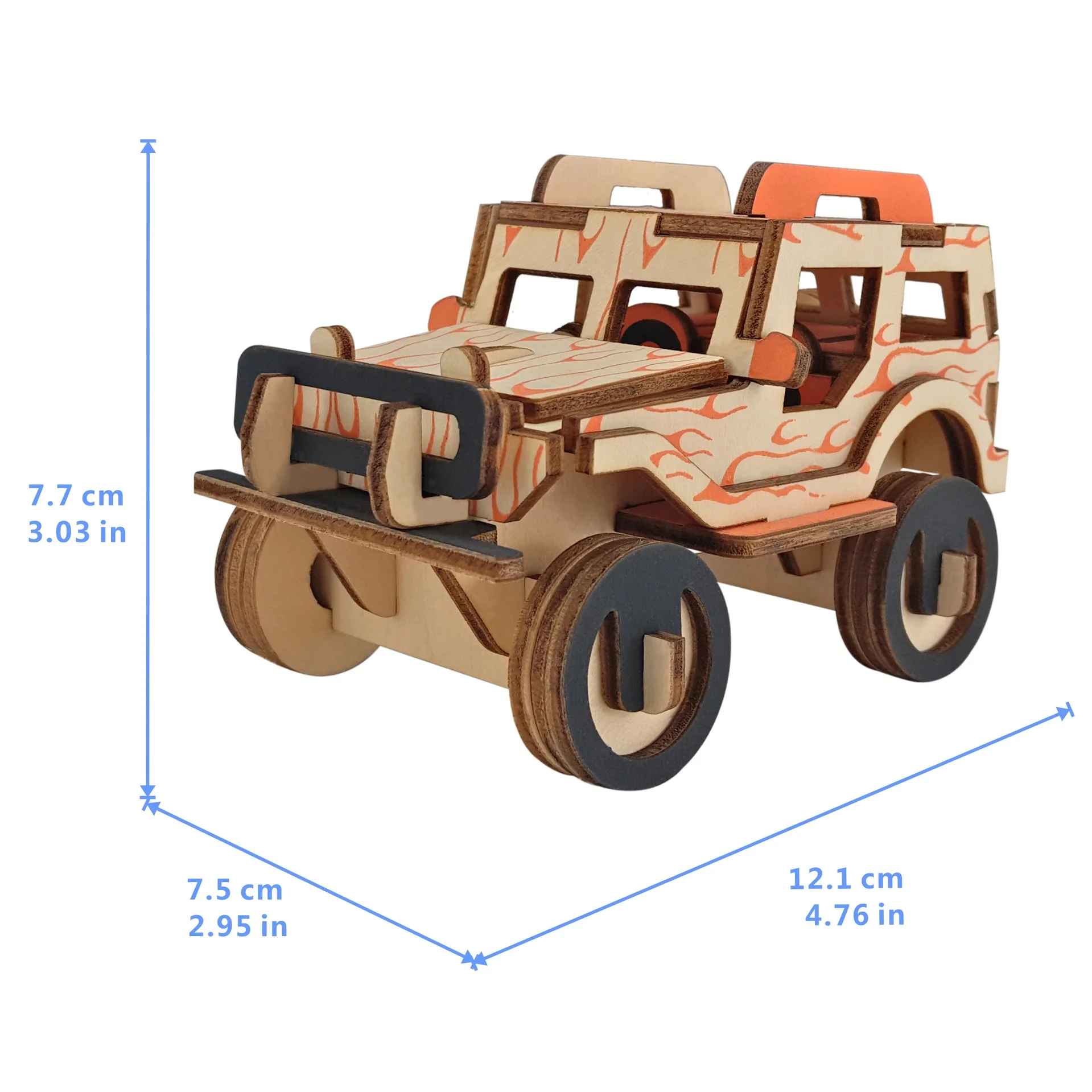 7 видов лазерной резки Детские деревянные Diy 3D игра-головоломка подарки детям друзьям модель строительные блоки игрушки популярные игрушки TG - Цвет: 4